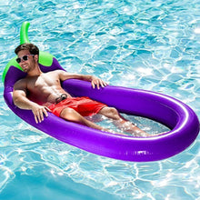 Load image into Gallery viewer, eggplant swimming bed